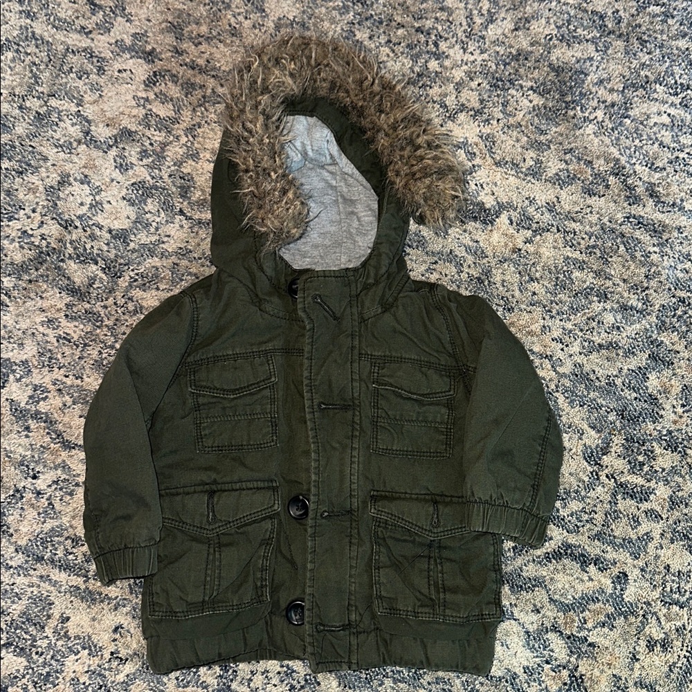 Old Navy Green Jacket 12-18 months